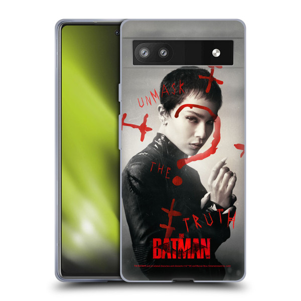 The Batman Posters Catwoman Unmask The Truth Soft Gel Case for Google Pixel 6a