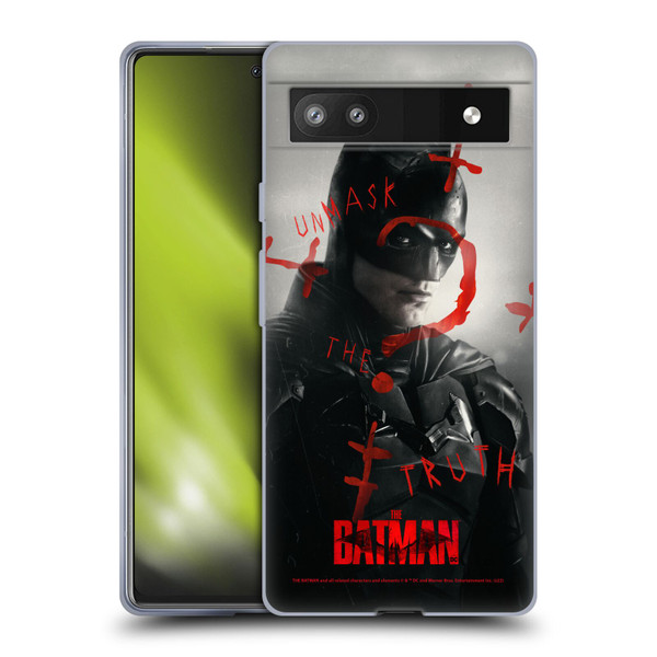 The Batman Posters Unmask The Truth Soft Gel Case for Google Pixel 6a