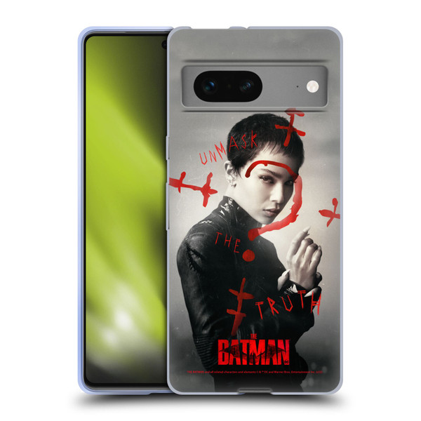 The Batman Posters Catwoman Unmask The Truth Soft Gel Case for Google Pixel 7