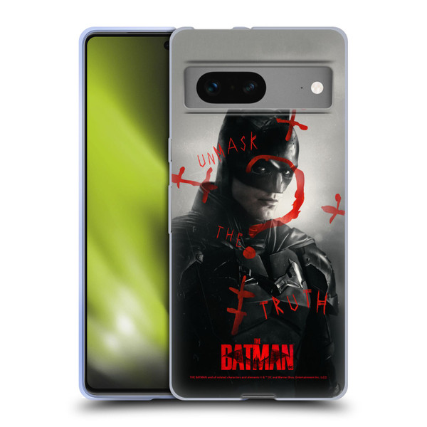 The Batman Posters Unmask The Truth Soft Gel Case for Google Pixel 7