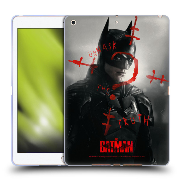 The Batman Posters Unmask The Truth Soft Gel Case for Apple iPad 10.2 2019/2020/2021
