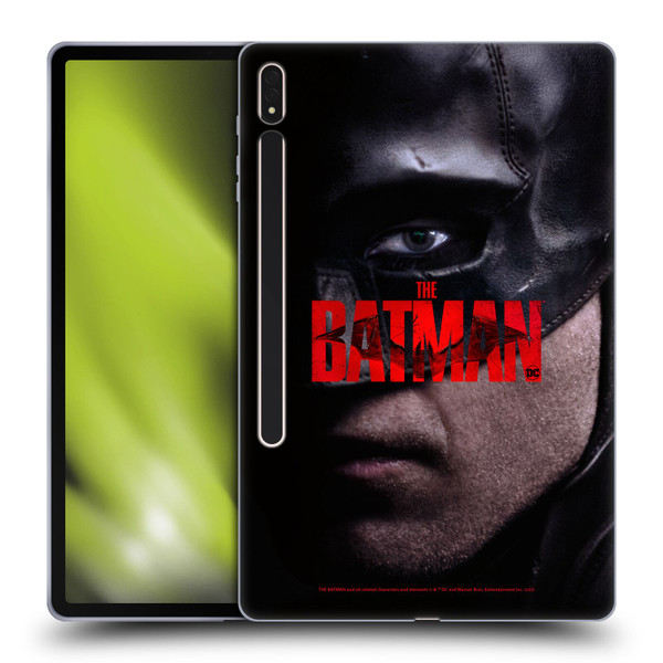 The Batman Posters Close Up Soft Gel Case for Samsung Galaxy Tab S8 Plus