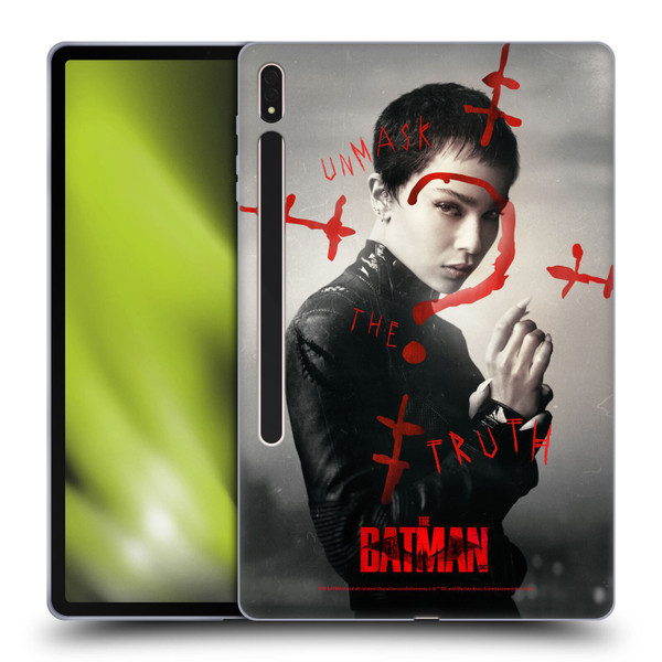 The Batman Posters Catwoman Unmask The Truth Soft Gel Case for Samsung Galaxy Tab S8 Plus