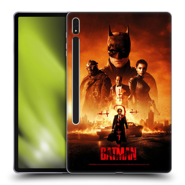 The Batman Posters Group Soft Gel Case for Samsung Galaxy Tab S8 Plus