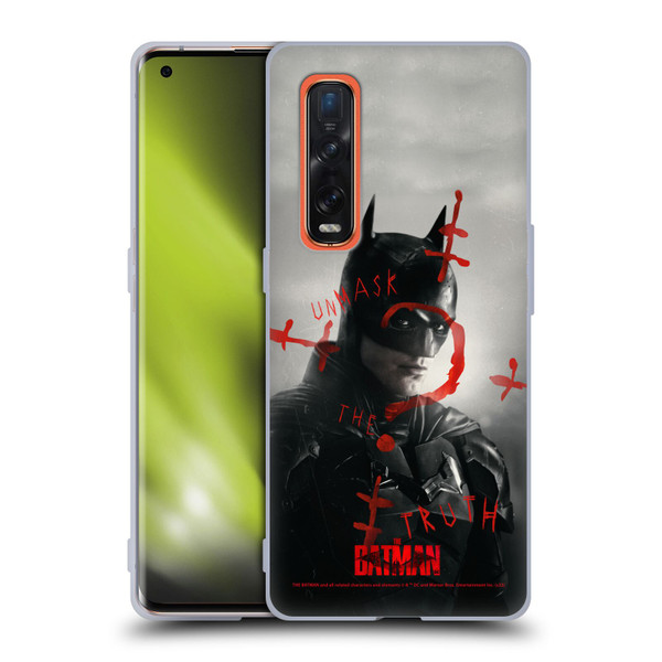 The Batman Posters Unmask The Truth Soft Gel Case for OPPO Find X2 Pro 5G