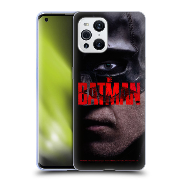 The Batman Posters Close Up Soft Gel Case for OPPO Find X3 / Pro
