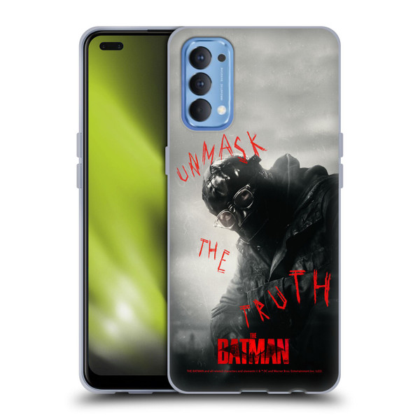 The Batman Posters Riddler Unmask The Truth Soft Gel Case for OPPO Reno 4 5G