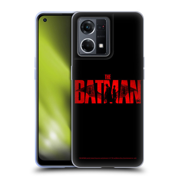 The Batman Posters Logo Soft Gel Case for OPPO Reno8 4G