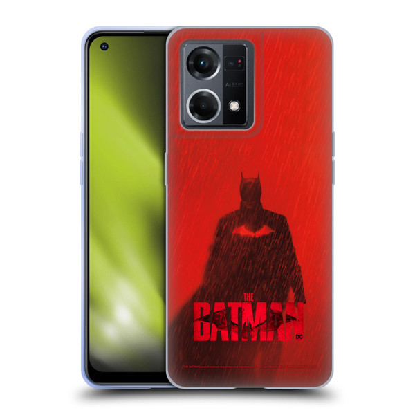 The Batman Posters Red Rain Soft Gel Case for OPPO Reno8 4G