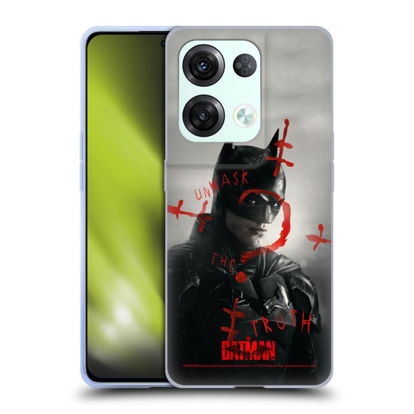 The Batman Posters Unmask The Truth Soft Gel Case for OPPO Reno8 Pro