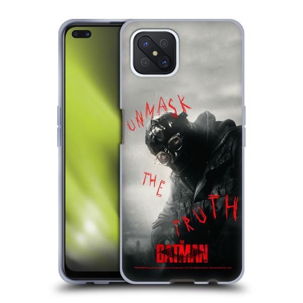 The Batman Posters Riddler Unmask The Truth Soft Gel Case for OPPO Reno4 Z 5G