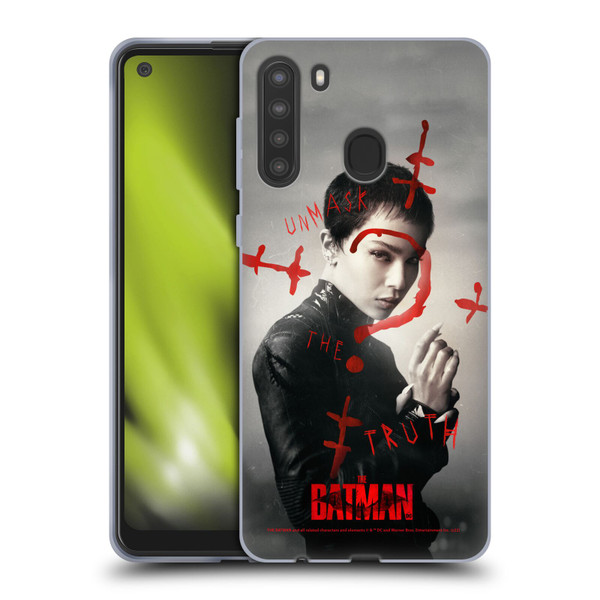 The Batman Posters Catwoman Unmask The Truth Soft Gel Case for Samsung Galaxy A21 (2020)