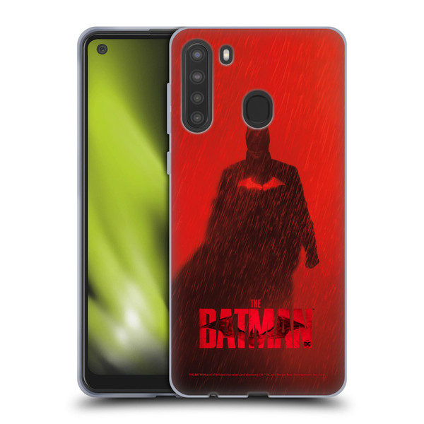 The Batman Posters Red Rain Soft Gel Case for Samsung Galaxy A21 (2020)