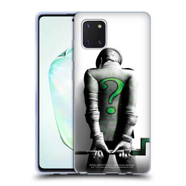 Batman Arkham City Villains Riddler Soft Gel Case for Samsung Galaxy Note10 Lite