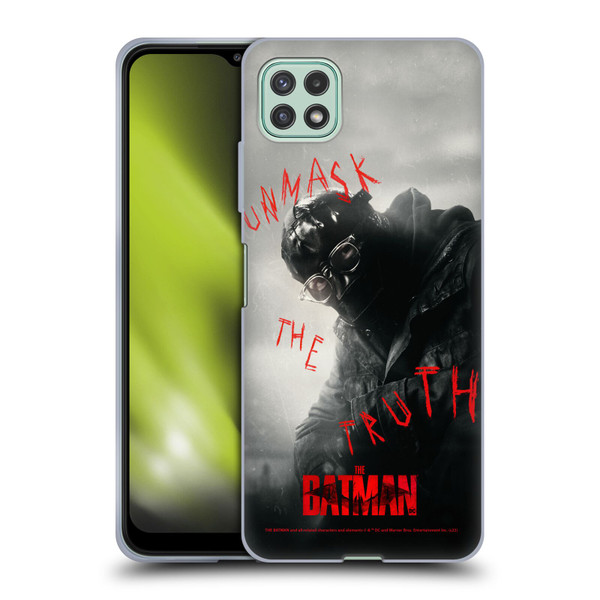 The Batman Posters Riddler Unmask The Truth Soft Gel Case for Samsung Galaxy A22 5G / F42 5G (2021)
