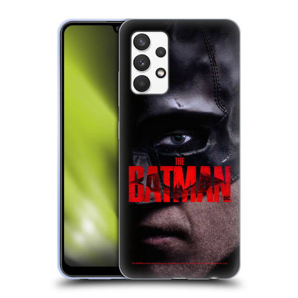 The Batman Posters Close Up Soft Gel Case for Samsung Galaxy A32 (2021)