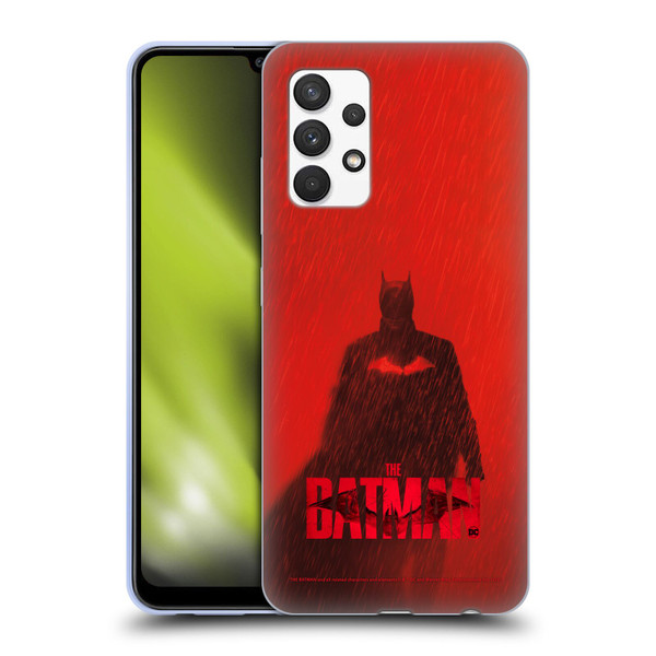 The Batman Posters Red Rain Soft Gel Case for Samsung Galaxy A32 (2021)