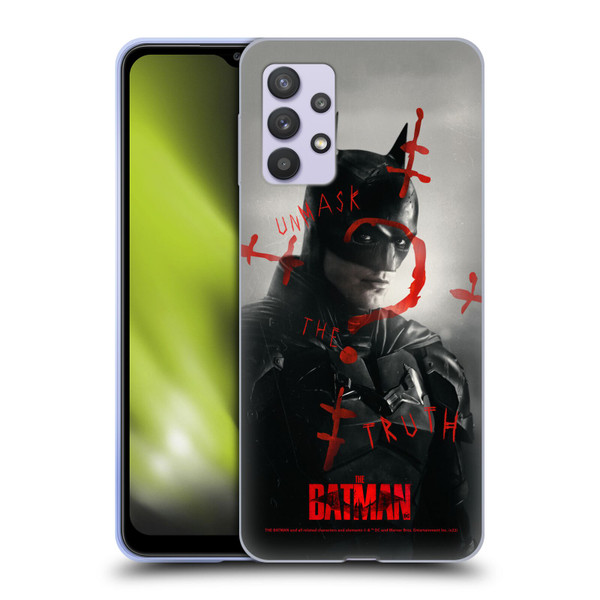 The Batman Posters Unmask The Truth Soft Gel Case for Samsung Galaxy A32 5G / M32 5G (2021)