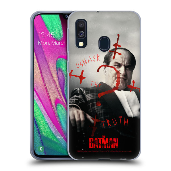 The Batman Posters Penguin Unmask The Truth Soft Gel Case for Samsung Galaxy A40 (2019)