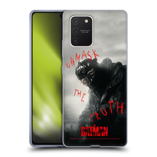 The Batman Posters Riddler Unmask The Truth Soft Gel Case for Samsung Galaxy S10 Lite