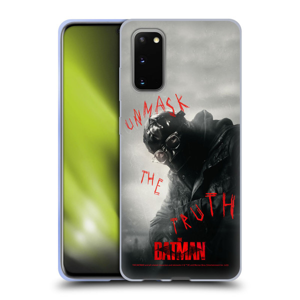 The Batman Posters Riddler Unmask The Truth Soft Gel Case for Samsung Galaxy S20 / S20 5G