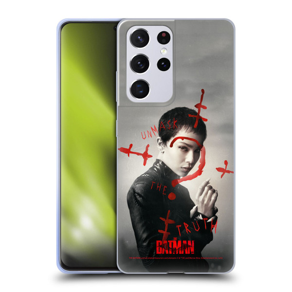 The Batman Posters Catwoman Unmask The Truth Soft Gel Case for Samsung Galaxy S21 Ultra 5G