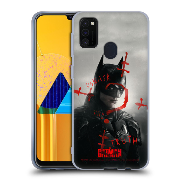 The Batman Posters Unmask The Truth Soft Gel Case for Samsung Galaxy M30s (2019)/M21 (2020)