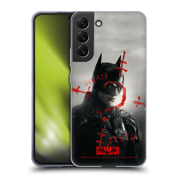 The Batman Posters Unmask The Truth Soft Gel Case for Samsung Galaxy S22+ 5G
