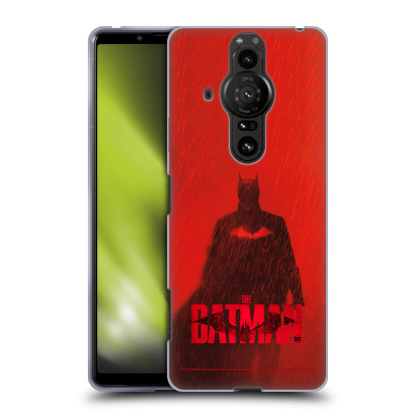 The Batman Posters Red Rain Soft Gel Case for Sony Xperia Pro-I