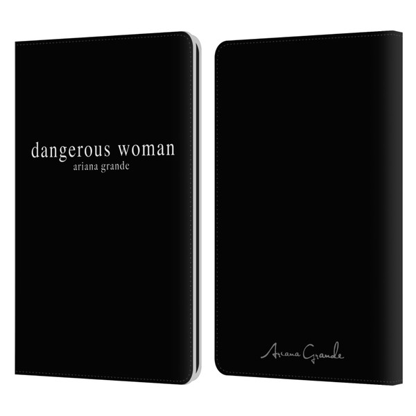 Ariana Grande Dangerous Woman Text Leather Book Wallet Case Cover For Amazon Kindle Paperwhite 1 / 2 / 3