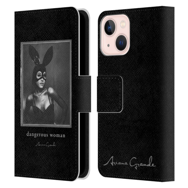 Ariana Grande Dangerous Woman Bunny Leather Book Wallet Case Cover For Apple iPhone 13 Mini