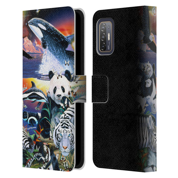 Graeme Stevenson Assorted Designs Animals Leather Book Wallet Case Cover For HTC Desire 21 Pro 5G