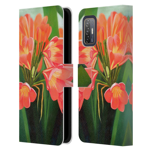 Graeme Stevenson Assorted Designs Flowers 2 Leather Book Wallet Case Cover For HTC Desire 21 Pro 5G