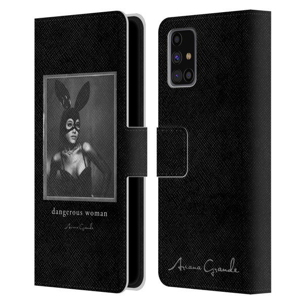 Ariana Grande Dangerous Woman Bunny Leather Book Wallet Case Cover For Samsung Galaxy M31s (2020)