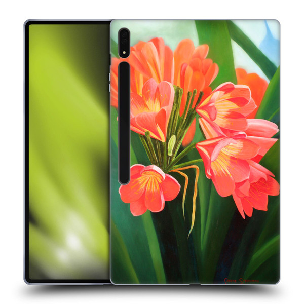Graeme Stevenson Assorted Designs Flowers 2 Soft Gel Case for Samsung Galaxy Tab S8 Ultra