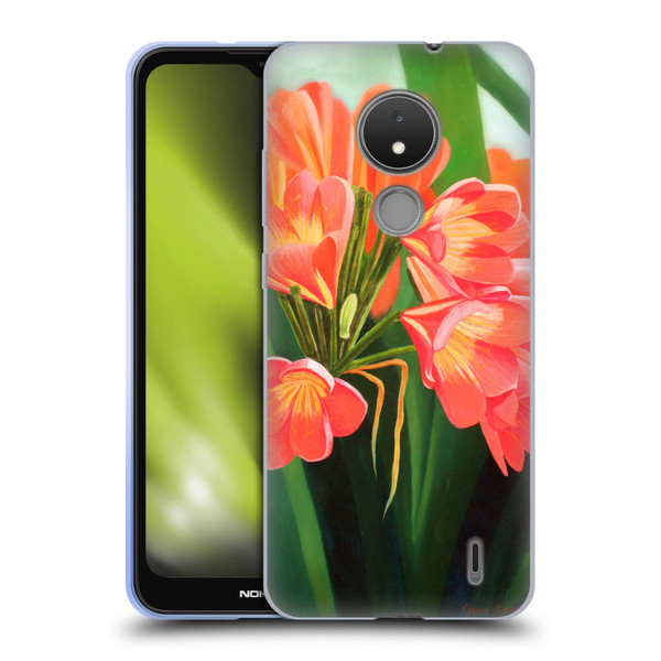 Graeme Stevenson Assorted Designs Flowers 2 Soft Gel Case for Nokia C21