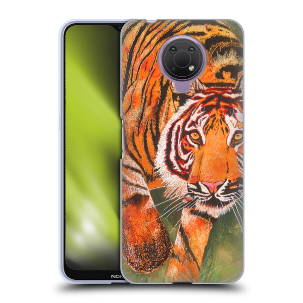 Graeme Stevenson Assorted Designs Tiger 1 Soft Gel Case for Nokia G10