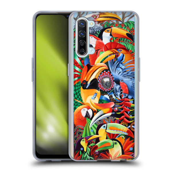 Graeme Stevenson Assorted Designs Birds 2 Soft Gel Case for OPPO Find X2 Lite 5G