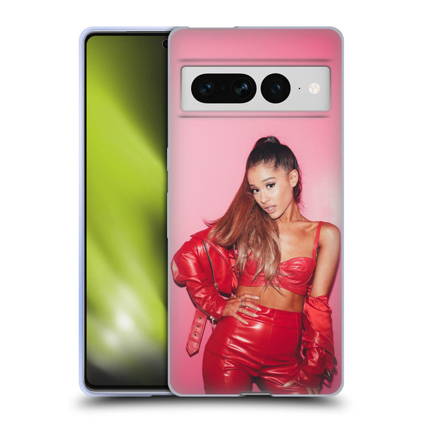Ariana Grande Dangerous Woman Red Leather Soft Gel Case for Google Pixel 7 Pro