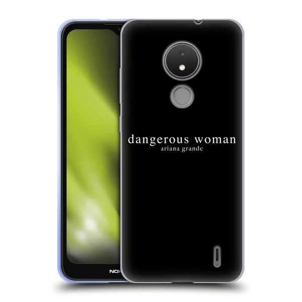 Ariana Grande Dangerous Woman Text Soft Gel Case for Nokia C21
