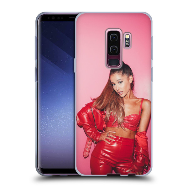 Ariana Grande Dangerous Woman Red Leather Soft Gel Case for Samsung Galaxy S9+ / S9 Plus