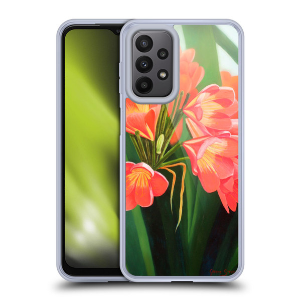 Graeme Stevenson Assorted Designs Flowers 2 Soft Gel Case for Samsung Galaxy A23 / 5G (2022)