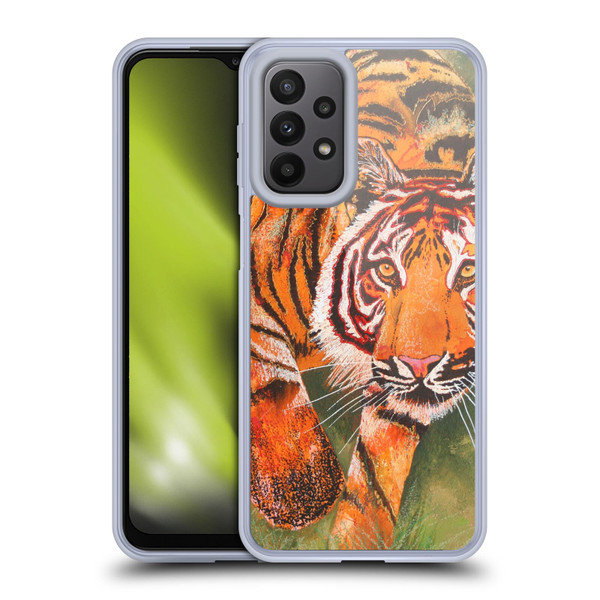 Graeme Stevenson Assorted Designs Tiger 1 Soft Gel Case for Samsung Galaxy A23 / 5G (2022)