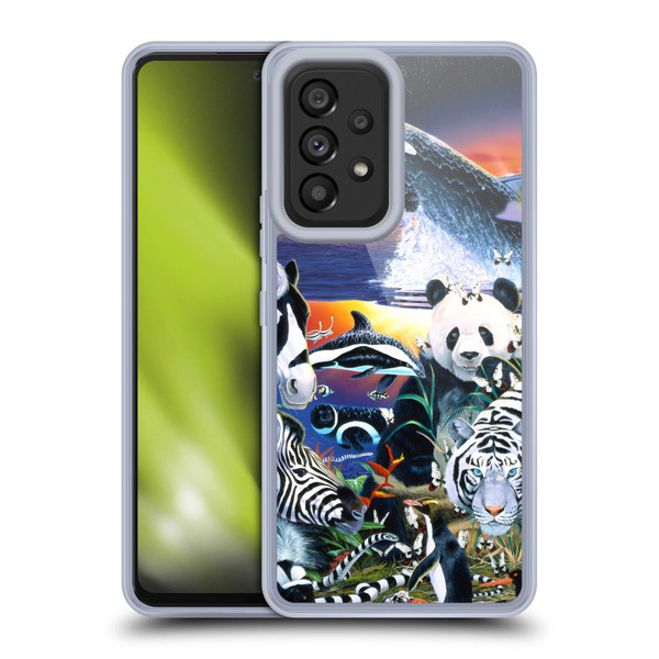 Graeme Stevenson Assorted Designs Animals Soft Gel Case for Samsung Galaxy A53 5G (2022)