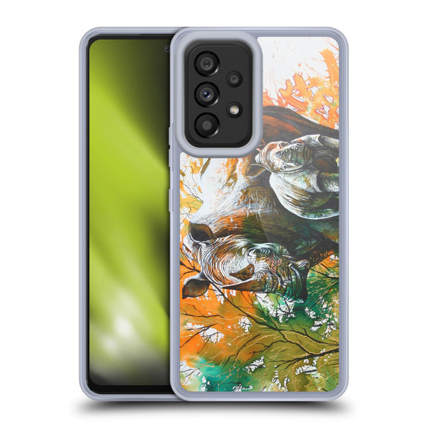 Graeme Stevenson Assorted Designs Rhino Soft Gel Case for Samsung Galaxy A53 5G (2022)