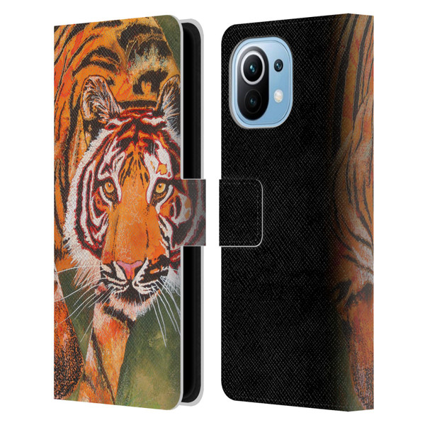 Graeme Stevenson Assorted Designs Tiger 1 Leather Book Wallet Case Cover For Xiaomi Mi 11