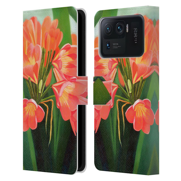 Graeme Stevenson Assorted Designs Flowers 2 Leather Book Wallet Case Cover For Xiaomi Mi 11 Ultra