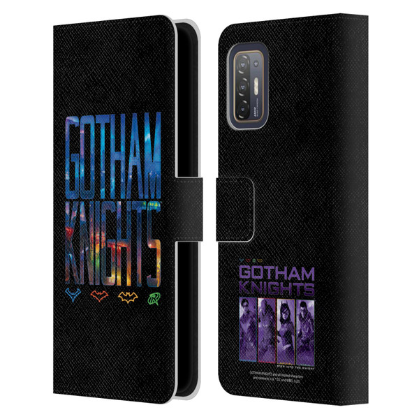 Gotham Knights Character Art Logo Leather Book Wallet Case Cover For HTC Desire 21 Pro 5G