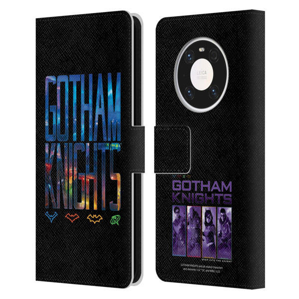 Gotham Knights Character Art Logo Leather Book Wallet Case Cover For Huawei Mate 40 Pro 5G