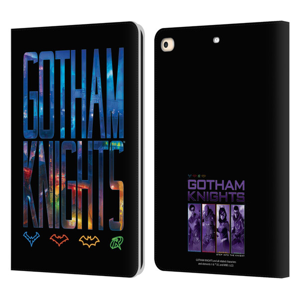 Gotham Knights Character Art Logo Leather Book Wallet Case Cover For Apple iPad 9.7 2017 / iPad 9.7 2018